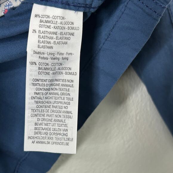 Aigle Jacket Women’s Medium 40 8/10 Blue Zip Front Snap Placket Made in France - Picture 12 of 15